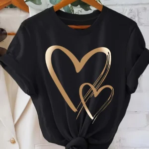 Women’s Double Heart T-Shirt