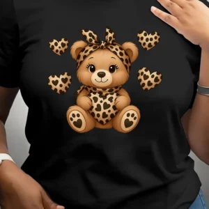 Women’s Leopard Bear T-Shirt